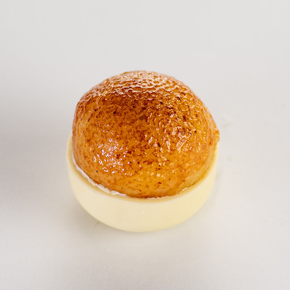Crème Brûlée com Framboesa