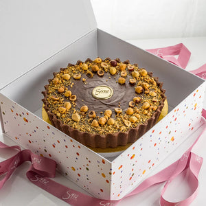 Torta Crocante de Ovomaltine com Nutella