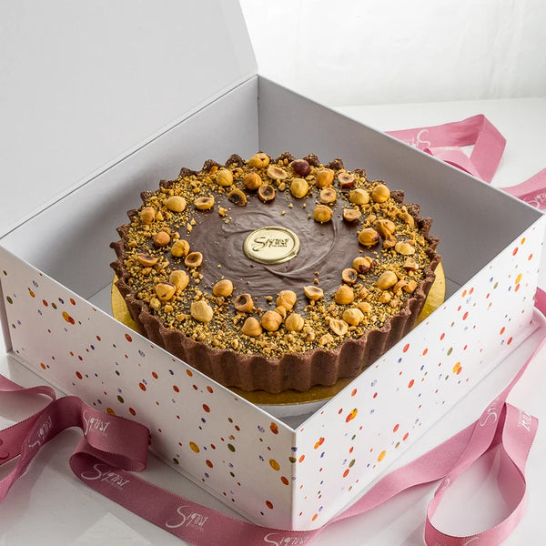 Torta Crocante de Ovomaltine com Nutella