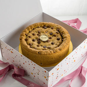 Torta de Cookie com Nutella e Brigadeiro de Cacau