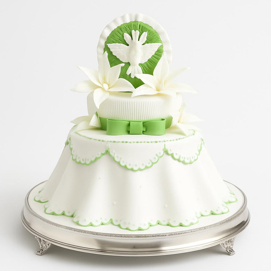 Bolo Batizado com Toalhinha