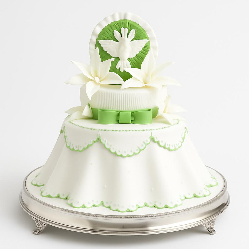 Bolo Batizado com Toalhinha