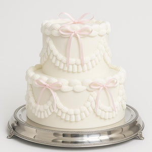 Bolo Vintage com Fitas